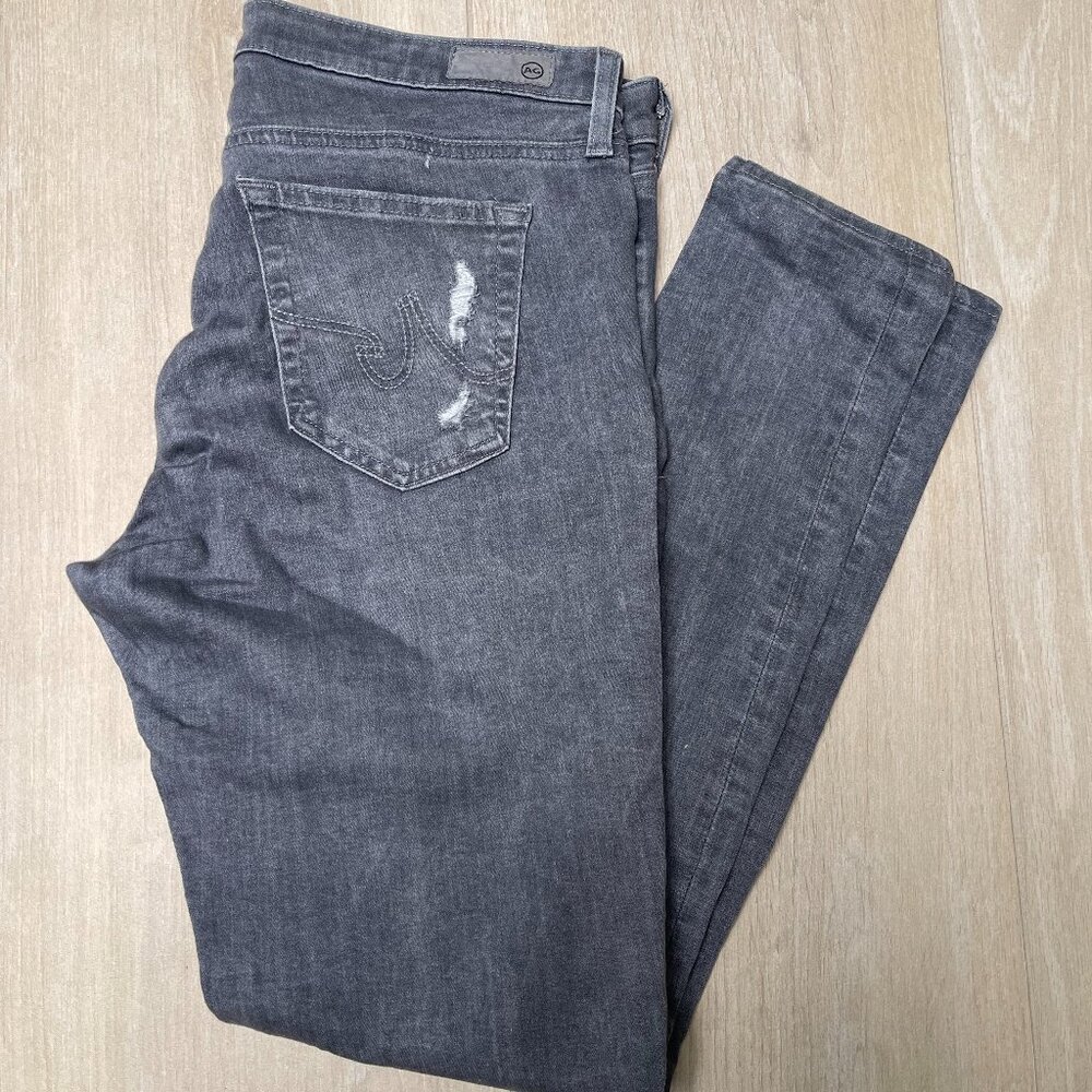 AG Adriano Goldschmied 'The Legging Ankle' Super Skinny Distressed Jeans 31